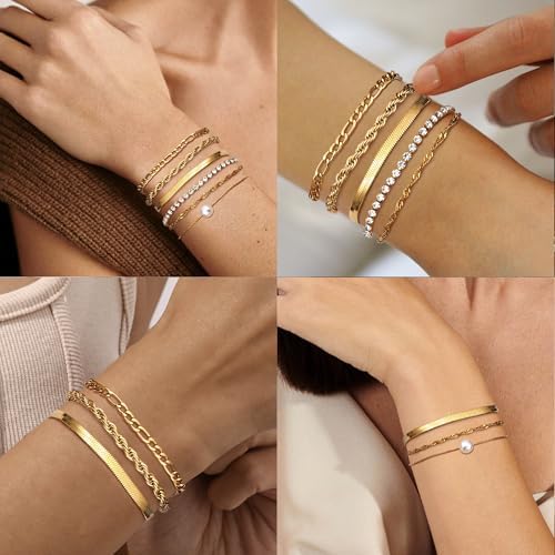 Vue 4 de Pcs Bracelets De Chaine