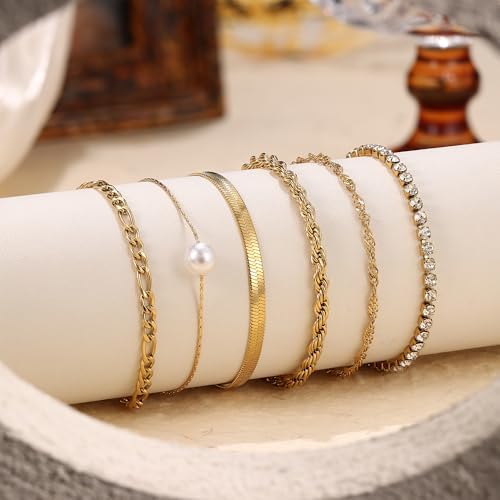 Vue 6 de Pcs Bracelets De Chaine