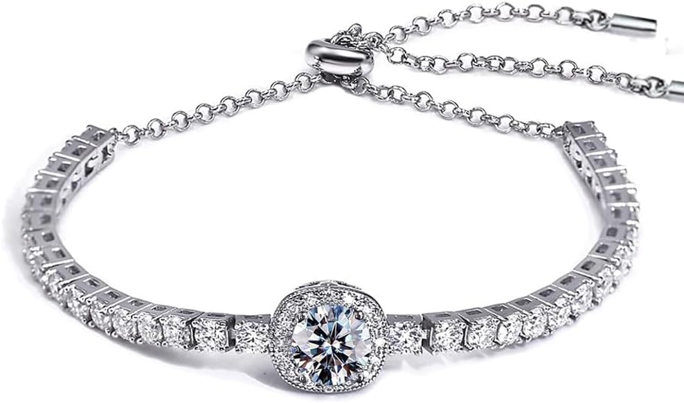 Bracelet Tennis En Moissanite