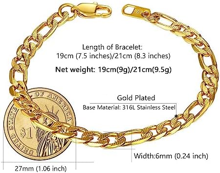 Vue 3 de Chaine Bracelet Homme De