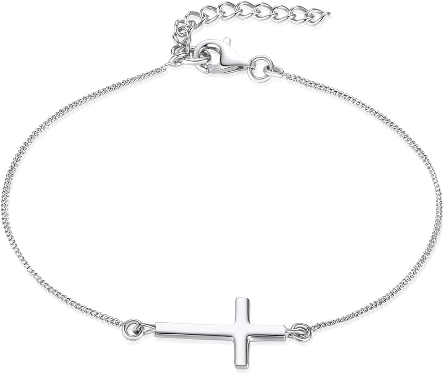 Bracelet Maille Forcat Croix