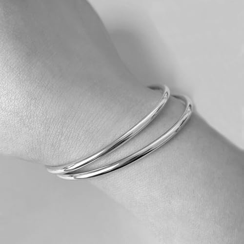 Vue 5 de Bracelet Femme Jonc Rond
