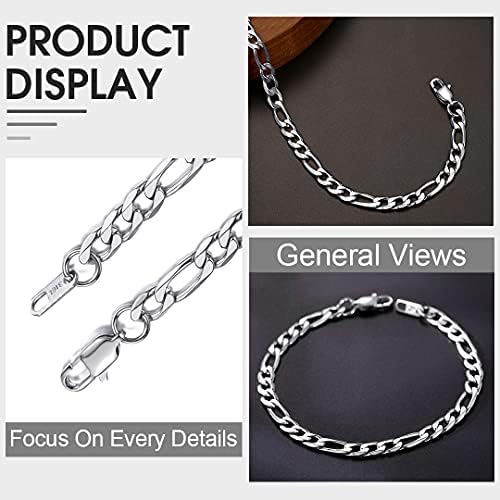 Vue 2 de Gourmette Homme Acier Inoxydable