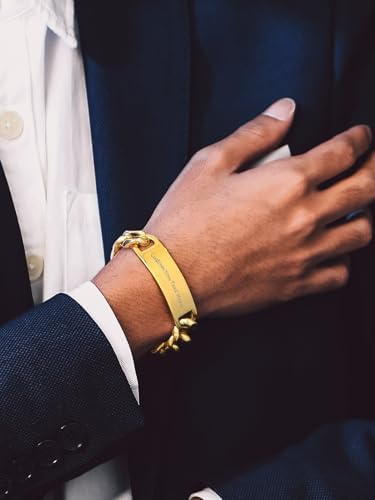 Vue 2 de Bracelet Homme Personnalise En