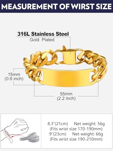 Vue 4 de Bracelet Homme Personnalise En