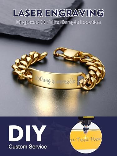 Vue 5 de Bracelet Homme Personnalise En