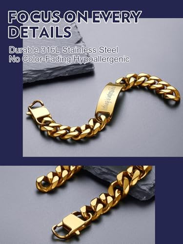 Vue 7 de Bracelet Homme Personnalise En