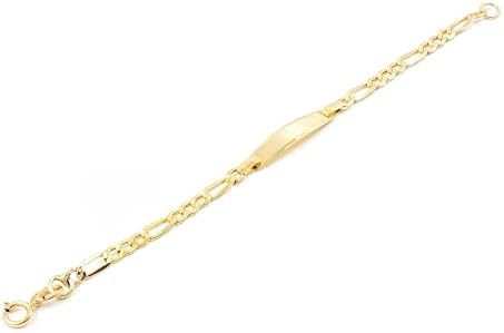 Vue 3 de Bracelet Enfant Or Jaune