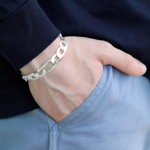 Vue 3 de Bracelet Homme Argent Sterling