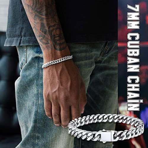 Vue 5 de Bracelet Homme Chaine