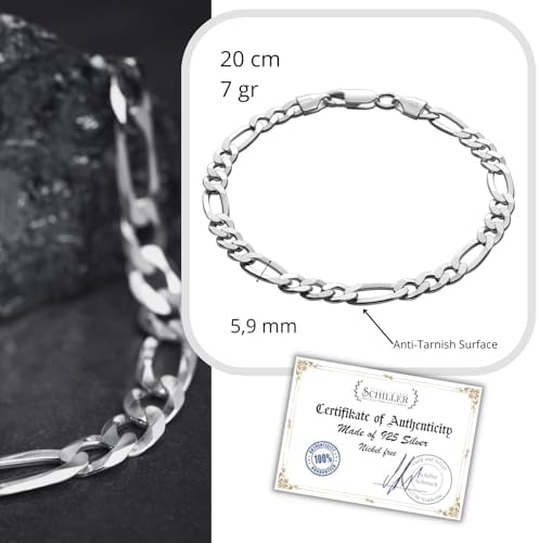 Vue 3 de Bracelet Pour Hommes Avec
