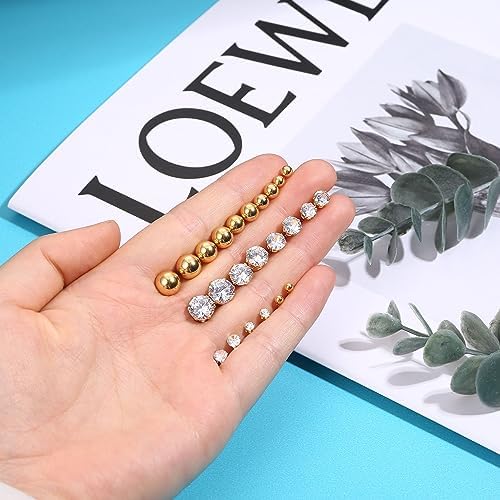 Vue 6 de Paires Mini Clous