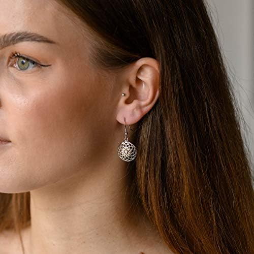 Vue 2 de Materia Boucles d'Oreilles Pendantes