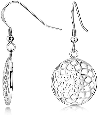 Vue 3 de Materia Boucles d'Oreilles Pendantes