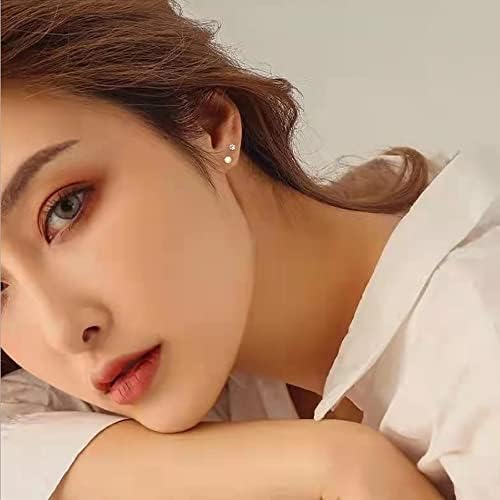 Vue 3 de Boucles d'Oreilles En Argent