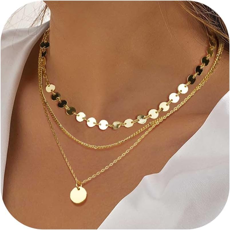 Lot Colliers Or Pour