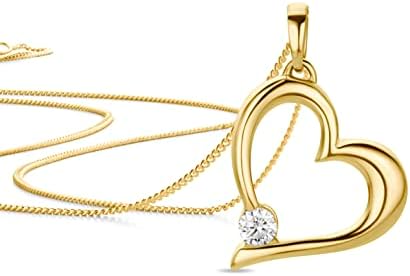 Vue 3 de Collier Femme Or Jauneblanc