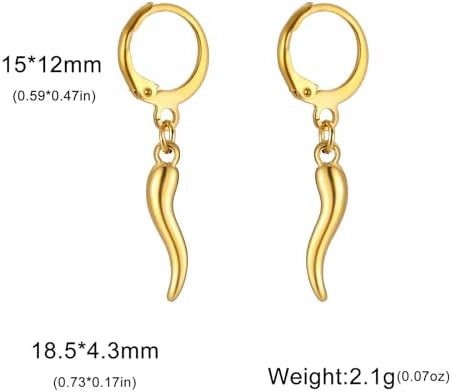 Vue 6 de Boucles d'Oreilles Pendantes En