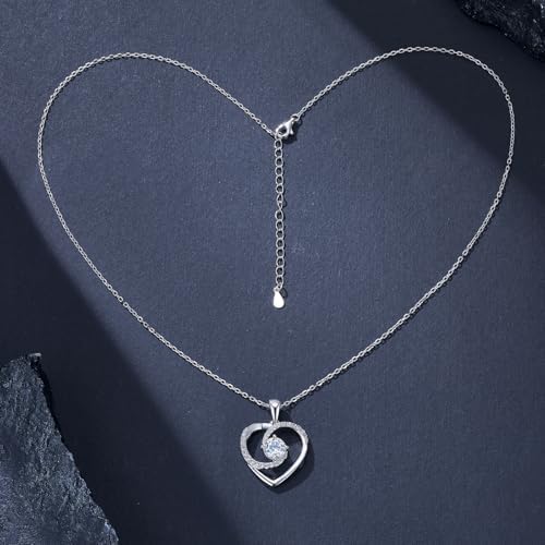 Vue 3 de Collier Femme En Cur