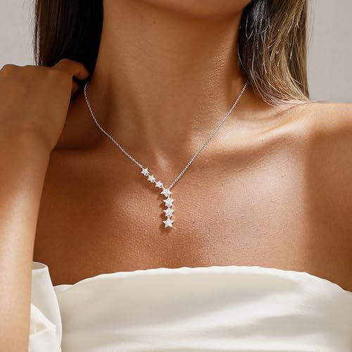 Vue 3 de Collier Detoiles Pour Femmescollier