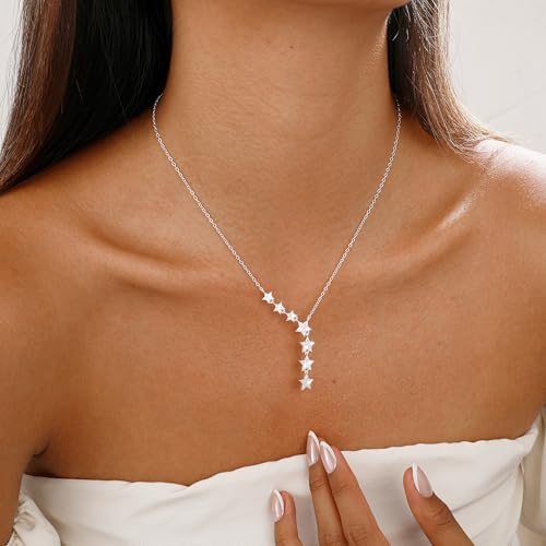Vue 5 de Collier Detoiles Pour Femmescollier