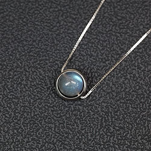 Vue 5 de Collier Argent Pendentif Pierre