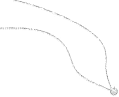 Vue 2 de Collier Pendentif Solitaire En