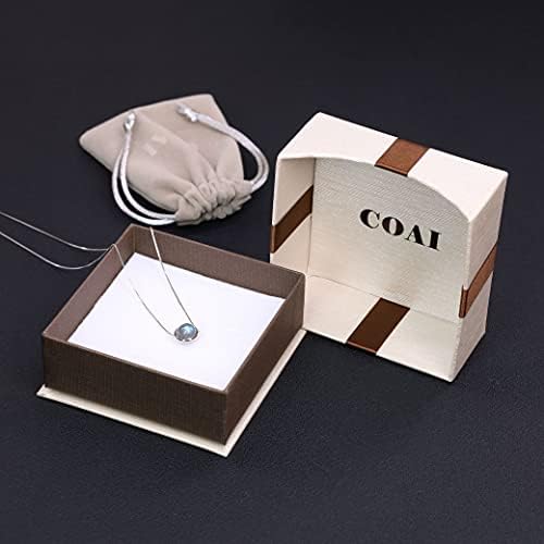 Vue 7 de Collier Argent Pendentif Pierre