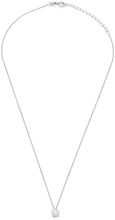Vue 3 de Collier Pendentif Solitaire En