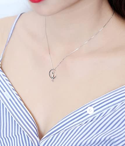 Vue 6 de Collier Chat Argent Pendentif