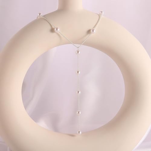 Vue 6 de Collier Femme Perles Plaque