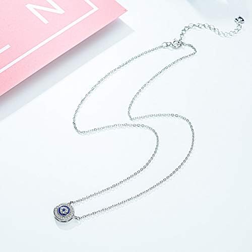 Vue 3 de Collier Avec Pendentif Rond