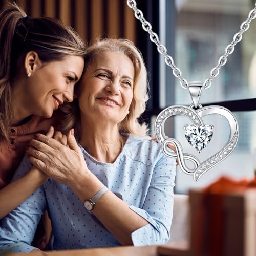 Vue 2 de Collier Femme Collier Infini