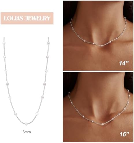 Vue 2 de Collier Perle Femme Collier