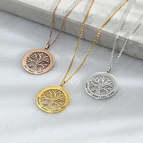 Vue 4 de Myka Collier Arbre De