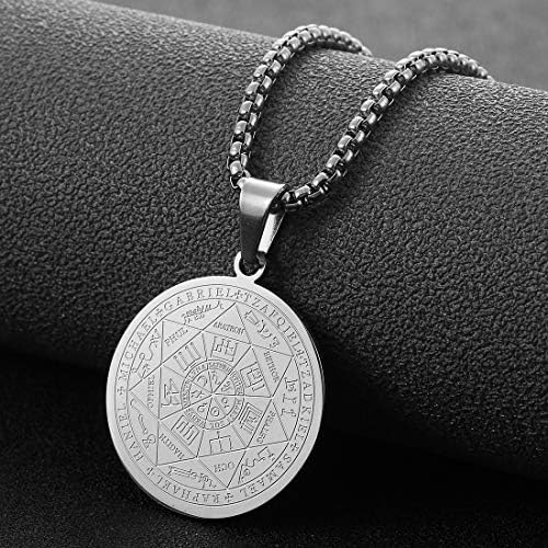 Vue 3 de Collier Talisman De Medaille