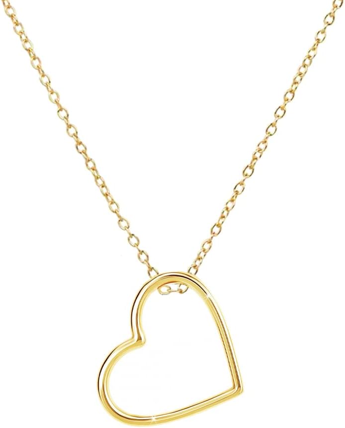 Collier Femme Coeur Plaque