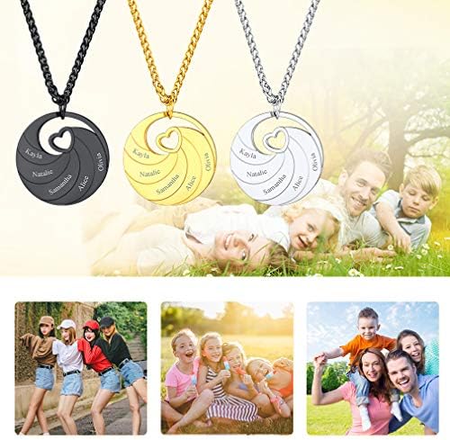 Vue 3 de Personnalise Prenoms Collier Femme