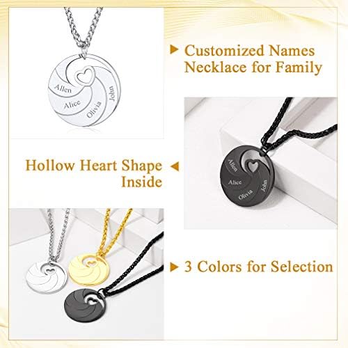 Vue 4 de Personnalise Prenoms Collier Femme