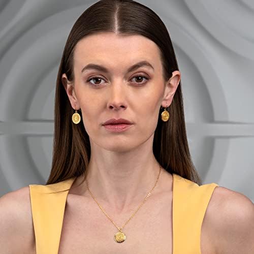 Vue 4 de Collier Mandala Disque