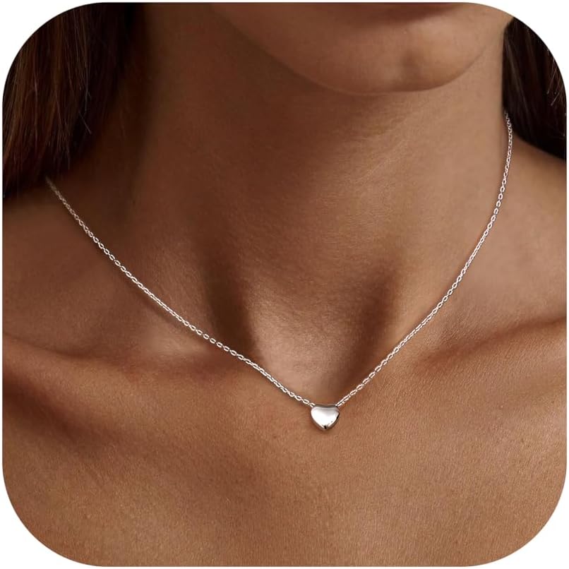 Collier Coeur En Argent