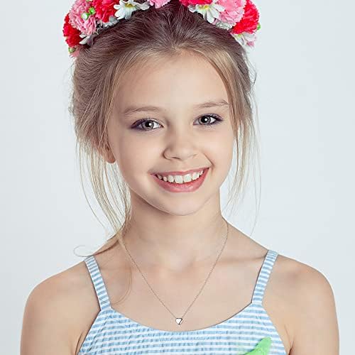 Vue 4 de Collier Coeur En Argent