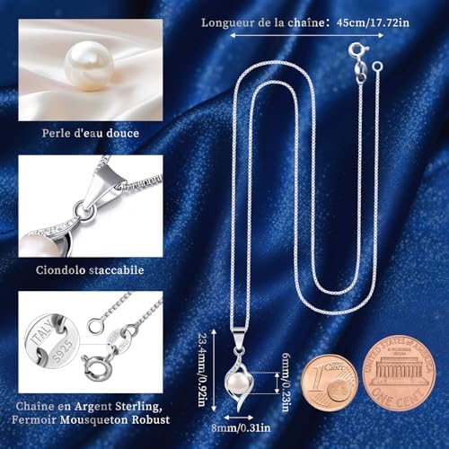 Vue 3 de Collier De Perles Pour