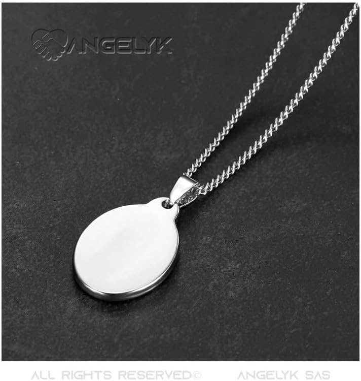 Vue 2 de Pendentif Medaille Ange Gardien