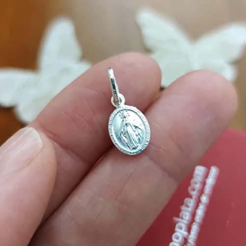 Vue 3 de Petite Medaille Vierge Miraculeuse