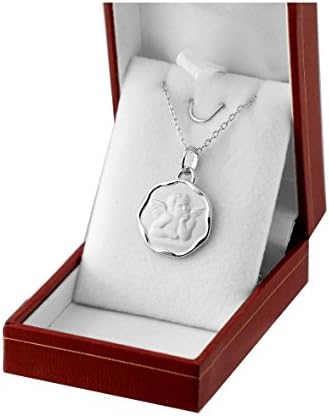 Vue 2 de Medaille Ronde Ange Et