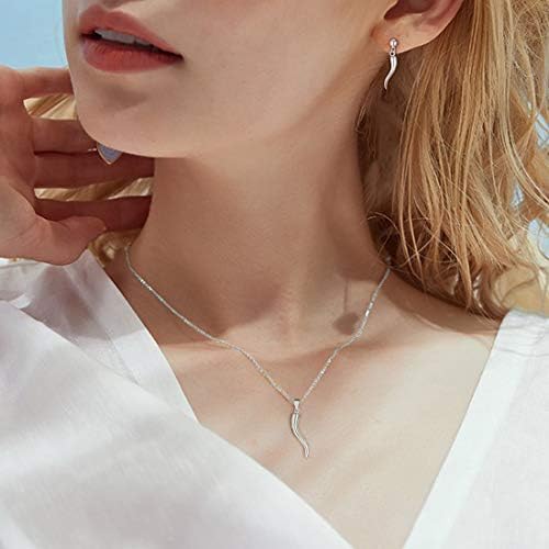 Vue 2 de Collier Corne Dabondance Femme