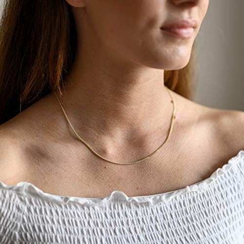 Vue 2 de Chaine Gourmette Doree Mm