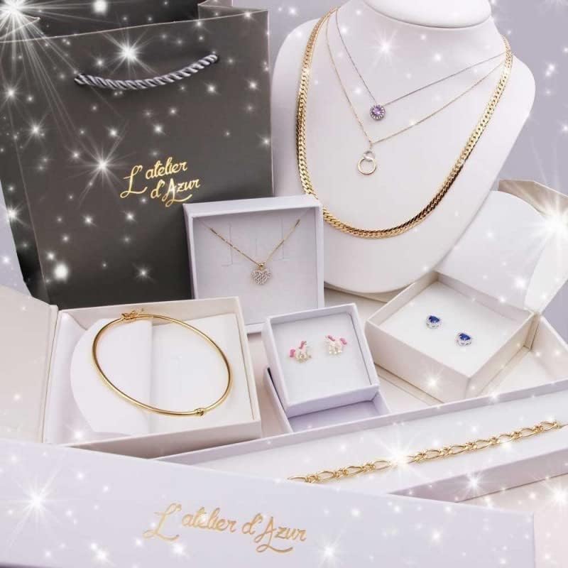 Vue 2 de Collier Chaine Forcat Diamantee