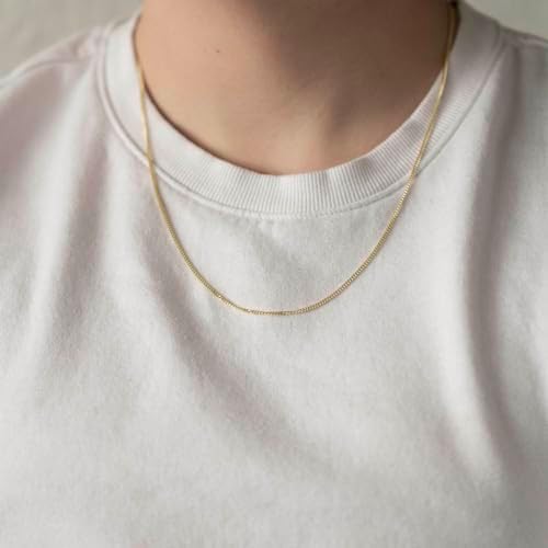 Vue 4 de Chaine Gourmette Doree Mm